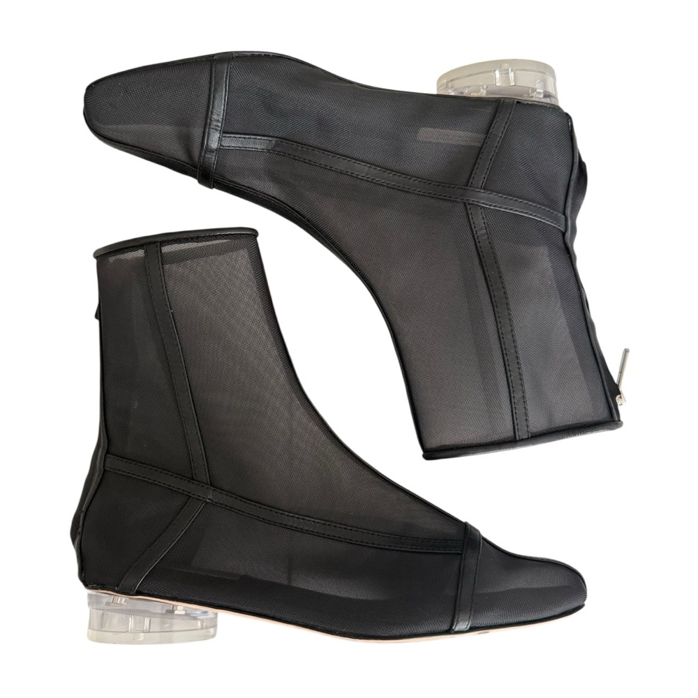 Antonio Melani x Elizabeth Damrich Femme Cage Mesh Dress Booties Black Size 6